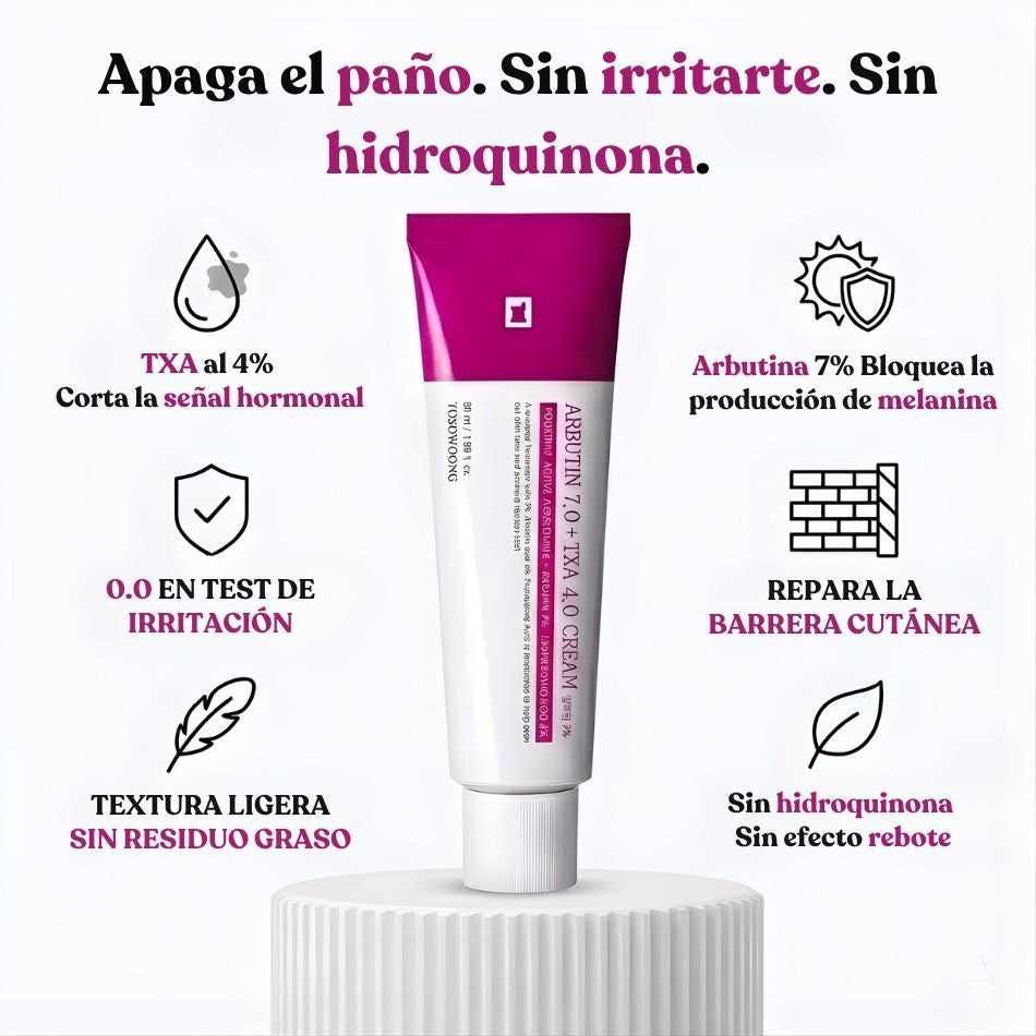 Apaga las manchas sin irritarte y sin hidroquinona