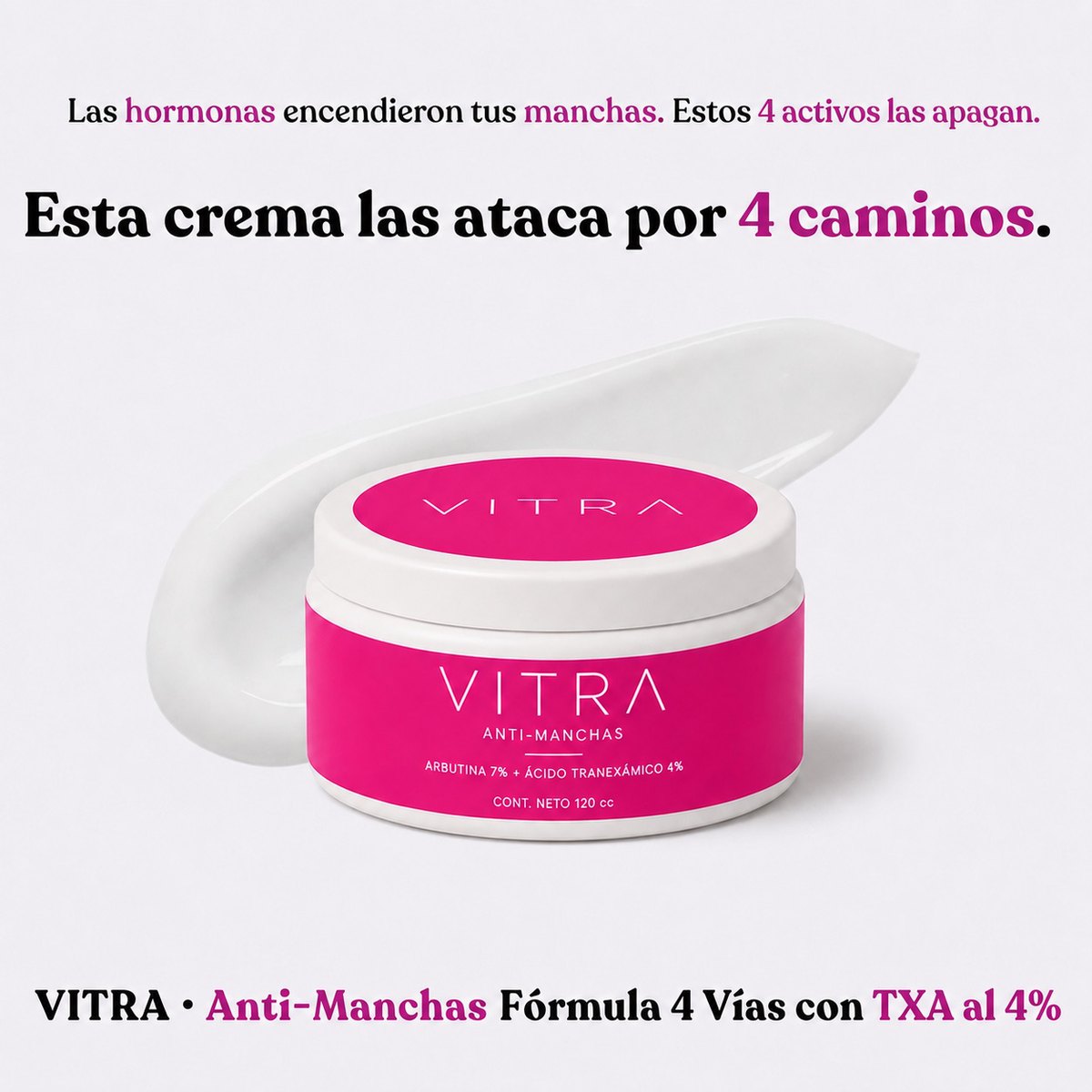 Esta crema ataca las manchas por 4 caminos