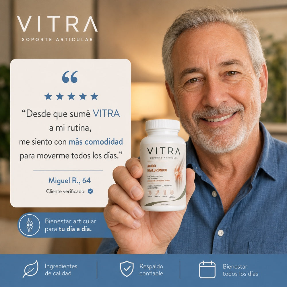 Testimonio de Miguel R., 64 — cliente verificado